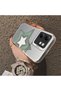 Infinix Hot 50I Compatible Star Pattern Matte Glossy Surface Impact Protection Colorful Silver Case - 3