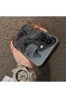 iPhone 16 Compatible Colorful Silver Matte Glossy Surface Impact Protection Case with Butterfly Pattern - 3