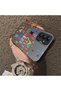Samsung Galaxy A14 Compatible Matte Shiny Surface Impact Protection Colorful Silver Case Graffiti - 4