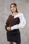 Single Sleeve Knitwear Single Sleeve Shirt Sweater - 3