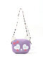 Lila Shk283 Faux Leather, Zippered, Single Compartment Girl's Bag
