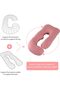 Maternity Body Pillow for Sleeping,Support for Back,HIPS,Legs,Belly for Pregnant Women - 6