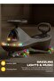 Astro Ride-On Swing Car with PU LED wheels, music & backrest, push car for kids 3–8 years - 4
