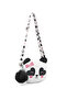 White Shk283 Faux Leather, Zippered, Single Compartment Girl's Bag - 2