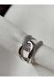 Steel Ring Cross Model Silver Color Zircon Stone Xuping Original Quality Stainless