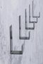 Gkd 5 Pieces Metal Black Adhesive Hanger Behind Door Robe Hanger Kitchen Hanger Bathroom Hanger - 2