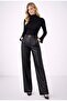 Shoulder Gathered Turtleneck Top Bodysuit - 6
