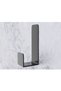 Gkd 5 Pieces Metal Black Adhesive Hanger Behind Door Robe Hanger Kitchen Hanger Bathroom Hanger - 5