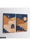 Sun Moon Abstract Art 2 Piece Canvas - Canvas Painting - 2