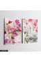 Swan Flowers 2 Piece Canvas - Canvas Painting - 2