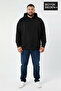 Men's Plus Size 3-Piece Set Sleeves and Skirt Ribbed Thin Hooded Sweatshirt Spr26Bsw957+3 - 2