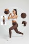 Women's Disco Leggings - High Waist Shaping / Sculpting & Shiny Textured - 5