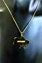 Ukraine (Ukraine) Map Flag Country Pendant - 2