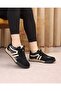 Women's Sneaker Lace-Up Solid Color Sole Sports Shoes - 2