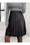 Women's High Waist Elastic Waist Mini Skirt (Tennis and College Skirt) - 7