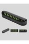 Gray Aluminum In-Car Phone Number Display – Durable, Modern, and Provides Clear Visibility - 3