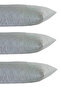 3 Pieces Air Permeable Zippered Quilted Pillow Protective Cover 50X70 cm - 2