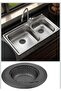 (1 Piece) Portable Sink Strainer Stainless Steel Kitchen Sink Strainer, Drain Strainer (11 cm) - 2