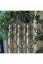 12-Piece Smoked Glass Water Glass Set – 6 Tall + 6 Short Modern Glass Set - 3