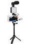 Video Making Kit Phone Holder Vlog Video Mini with Led Light - 5