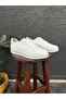 White casual daily sports shoes sneaker - 2
