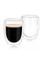 Borosilicate Glass Double Wall Glass 350ml Set of 2 | Transparent - 6