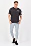 Men Loose Fit Short Sleeve Training T-Shirt, Heather Brown - 3