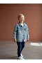 Boy's Denim Jacket with Pockets - 5