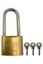 Ymk Padlock Long Yellow 38 mm