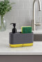 Zs-0062-Merve- 🧼   Modern Liquid Soap Dispenser & Sponge Holder Set – Practical and Stylish Design - 6