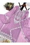 Purple Faux Georgette Kameez Salwar With Dupatta - HRT4502 | Purple - 6