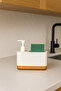 Zs-0062-Merve- 🧼   Modern Liquid Soap Dispenser & Sponge Holder Set – Practical and Stylish Design - 3