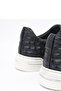 C28408 Men's Casual Shoes - Black Croco Leather - 4