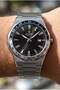 Black Dial Men's Wristwatch |   42mm Steel Case, Steel Band, 5Atm
