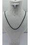 Stainless Steel Black Color Knitted Chain Unisex Necklace - 2
