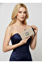 Beige Luxury Suede Crystal Stone Metal Case Stone Handle Evening Dress Bag Wedding Engagement Graduation