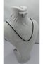 Stainless Steel Black Color Knitted Chain Unisex Necklace - 5
