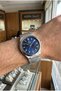 Men's Wristwatch |   42mm Steel Case, Navy Blue Dial, Steel Band, 5Atm - 2