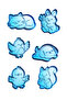 Cute Animals 6-Piece Mold Set