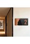 Bronze Plexiglass Horizontal Hotel - Apartment Site - Apartment Hotel Office Door Number - Door Number 2 Two - 4