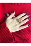 Colorful Vintage Flower Ring
