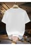 Basic Crew Neck Regular T-Shirt with No Pain No Gain Written on It, Designed with a Flying/Sporting Duck - 2