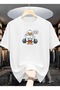 Basic Crew Neck Regular T-Shirt with No Pain No Gain Written on It, Designed with a Flying/Sporting Duck