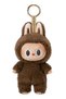 Labubu Doll Keychain for Kids, Colorful Plush Toy Shining Eye, Cute Gift Cartoon Display Figures