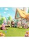 Labubu Doll Keychain for Kids, Colorful Plush Toy Shining Eye, Cute Gift Cartoon Display Figures - 4