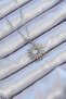 316L Steel Chain Silver Color Zircon Stone Shining Sun Pendant - 2