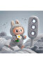 Labubu Doll Keychain for Kids, Colorful Plush Toy Shining Eye, Cute Gift Cartoon Display Figures - 2