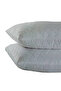 3 Pieces Air Permeable Zippered Quilted Pillow Protective Cover 50X70 cm - 2