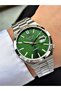 Automatic Silver-Green Color 5 Atm Water Resistance Steel Case Men Wristwatch S04631Bmr - 2