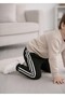 Children's Striped Sweatpants Sports Comfortable Cotton Bottom - 4